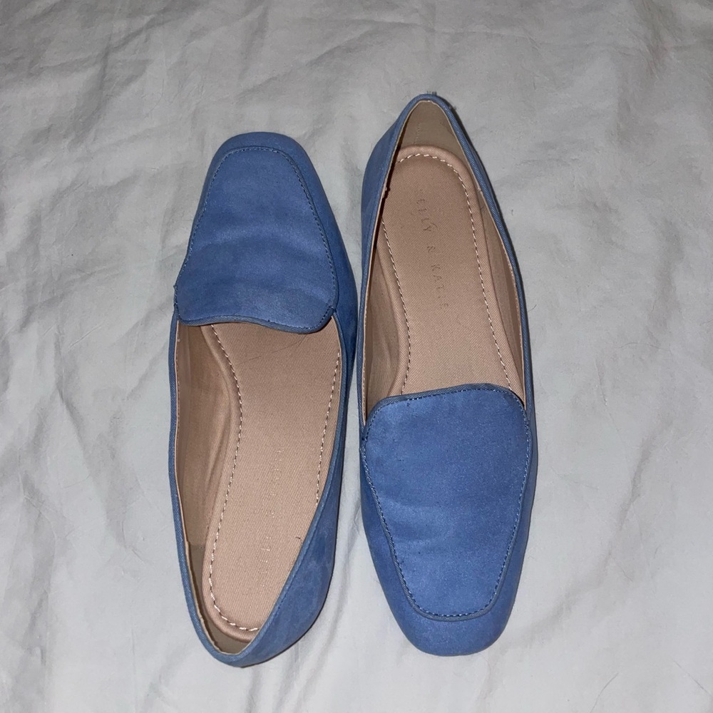 Blue flats